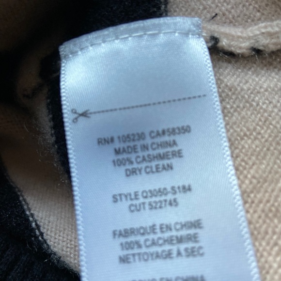 Equipment Femme Stripped 100% Cashmere Sweater - Picture 7 of 8